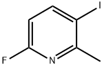 6-Fluoro-3-iodo-2-methylpyridine Chemische Struktur