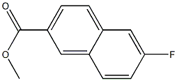 6-Fluoro-2-naphthoic Acid Methyl Ester Chemical Structure