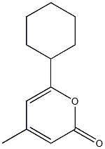 6-Cyclohexyl-4-methyl-2H-pyran-2-one Chemical Structure