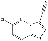 6-Chloroimidazo[1，2-b]pyridazine-3-carbonitrile 化学構造