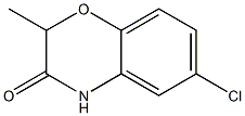 6-Chloro-2-methyl-2H-1，4-benzoxazin-3(4H)-one التركيب الكيميائي