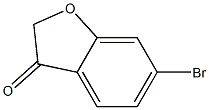 6-Bromobenzofuran-3(2H)-one 化学構造