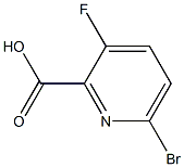 6-broMo-3-fluoropyridine-2-carboxylic acid Chemical Structure