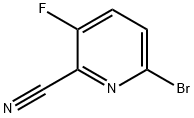 6-Bromo-3-fluoropicolinonitrile 化学構造