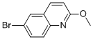 6-bromo-2-methoxyquinoline Chemical Structure