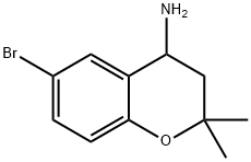 6-Bromo-2，2-dimethylchroman-4-amine Chemical Structure