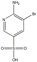 6-Amino-5-Bromopyridine-3-Sulfonic Acid Chemical Structure