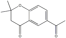 6-Acetyl-2，2-dimethylchroman-4-one Chemical Structure