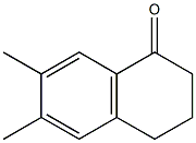 6，7-Dimethyl-1-tetralone Chemische Struktur