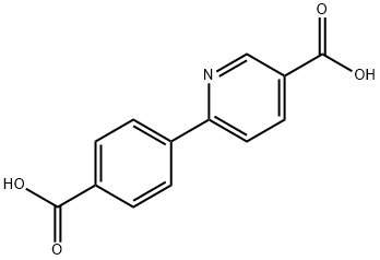 6-(4-carboxyphenyl)nicotinic acid 化学構造