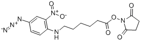 6-(4-Azido-2-nitrophenylamino)hexanoic acid N-hydroxysuccinimide ester التركيب الكيميائي