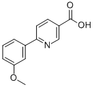 6-(3-Methoxyphenyl)nicotinic Acid Chemical Structure