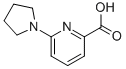 6-(1-Pyrrolidyl)pyridine-2-carboxylic Acid Chemical Structure