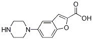 5-piperazin-1-yl-1-benzofuran-2-carboxylic acid Chemical Structure