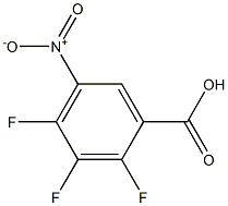 5-Nitro-2，3，4-trifluorobenzoic Acid Chemical Structure