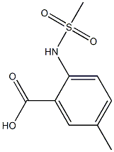 5-Methyl-2-(methylsulfonamido)benzoic Acid Chemical Structure