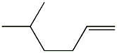 5-Methyl-1-hexene 化学構造