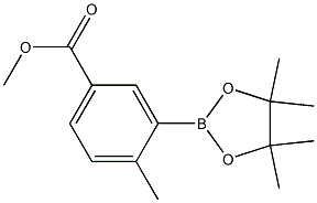 5-Methoxycarbonyl-2-methylphenylboronic acid pinacol ester التركيب الكيميائي