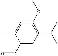 5-Isopropyl-4-methoxy-2-methylbenzaldehyde Chemical Structure