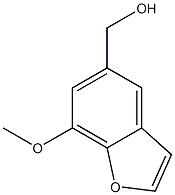 5-Hydroxymethyl-7-methoxybenzofuran 化学構造