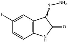 5-Fluoro-3-hydrazonoindolin-2-one 化学構造