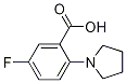 5-Fluoro-2-pyrrolidinobenzoic Acid Chemische Struktur