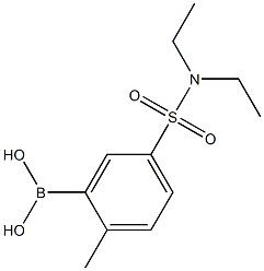 5-Diethylsulfamoyl-2-methylbenzeneboronic acid Chemical Structure