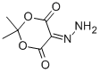 5-Diazo-2，2-dimethyl-1，3-dioxane-4，6-dione 化学構造