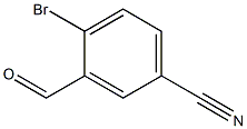 5-Cyano-2-bromobenzaldehyde التركيب الكيميائي