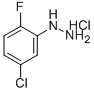 5-Chloro-2-fluorophenylhydrazine hydrochloride التركيب الكيميائي