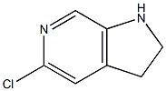 5-chloro-1H，2H，3H-pyrrolo[2，3-c]pyridine Chemical Structure