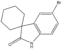 5'-BROMOSPIRO[CYCLOHEXANE-1，3'-INDOLIN]-2'-ONE Chemical Structure