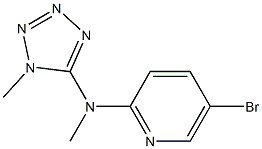 5-bromo-N-methyl-N-(1-methyl-1H-1，2，3，4-tetrazol-5-yl)pyridinamine Chemical Structure