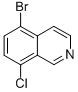 5-bromo-8-chloroisoquinoline Chemical Structure