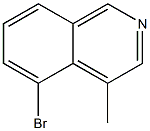 5-bromo-4-methylisoquinoline 化学構造