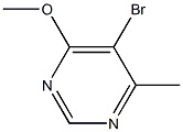 5-Bromo-4-methoxy-6-methylpyrimidine Chemical Structure