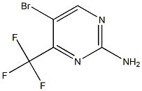 5-Bromo-4-(trifluoromethyl)-2-pyrimidinamine التركيب الكيميائي