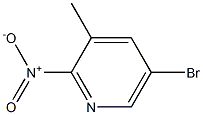 5-Bromo-3-methyl-2-nitropyridine Chemical Structure