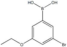 5-Bromo-3-ethoxyphenylboronic acid Chemical Structure