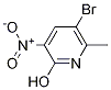 5-Bromo-2-hydroxy-6-methyl-3-nitropyridine Chemical Structure