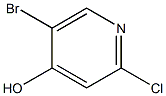 5-bromo-2-chloropyridin-4-ol 化学構造