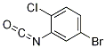 5-Bromo-2-Chlorophenylisocyanate Chemische Struktur