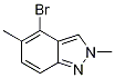 5-bromo-2，4-dimethyl-2H-indazole التركيب الكيميائي