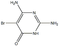 5-Bromo-2，4-diamino-6-hydroxypyrimidine Chemical Structure