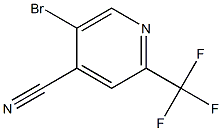 5-bromo-2-(trifluoromethyl)isonicotinonitrile Chemical Structure