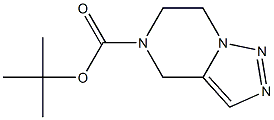 5-Boc-4，6，7-trihydro-1，2，3-triazolo[1，5-a]pyrazine التركيب الكيميائي