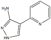 5-Amino-4-(2-pyridyl)pyrazole 化学構造