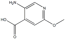 5-Amino-2-methoxypyridine-4-carboxylic Acid التركيب الكيميائي