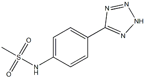 5-[4-(Methylsulfonamido)phenyl]-2H-tetrazole Chemical Structure