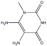 5，6-Diamino-1-methyluracil Chemical Structure